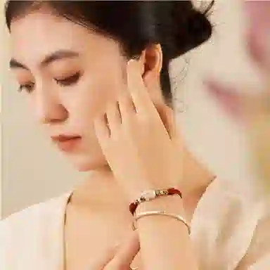 百年传琪 吉吉萌兔兔年本命年生肖复古 手链 男女同款情侣款