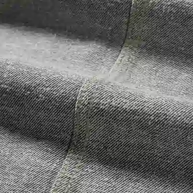 太平鸟 纯色口袋高腰直筒牛仔裤 女款