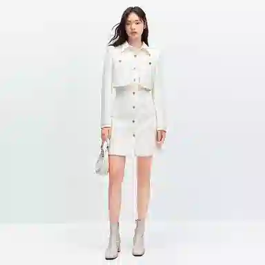 Peacebird Elegant Tweed Dress