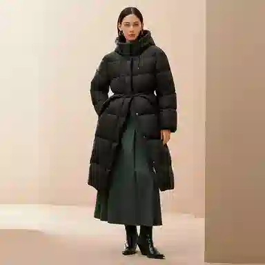 Peacebird 15D Puff 90 White Duck Down Coat