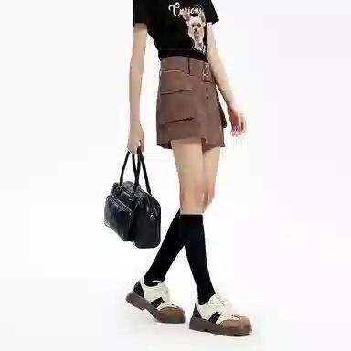 太平鸟 美式工装短裙 女款