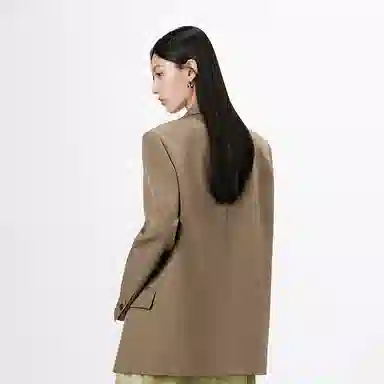 Peacebird Sparkle Straight Casual Blazer