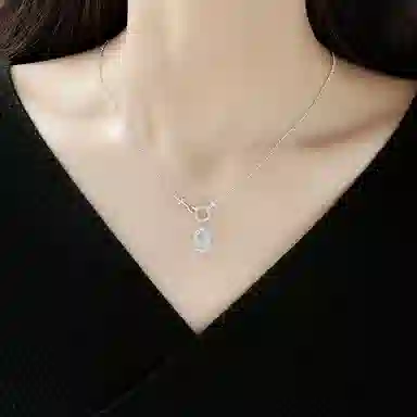 克拉太太 福禄相伴 葫芦好运锁骨链 精致优雅简约时尚温婉气质日常百搭轻奢高级感 铜 项链 女款