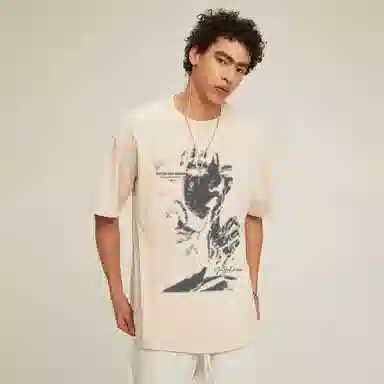 REXSHION Graffiti Print T-Shirt