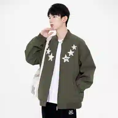 REXSHION Vintage Star Logo Jacket