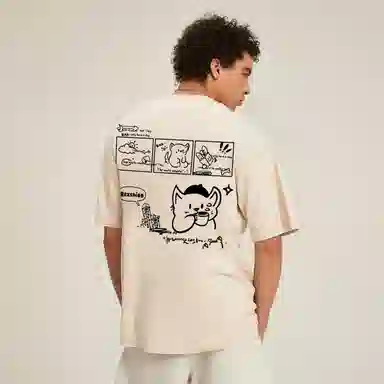 REXSHION Cartoon Logo T-Shirt
