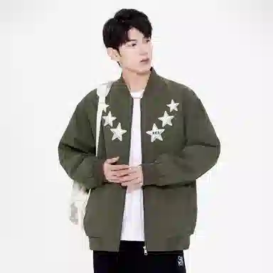 REXSHION Vintage Star Logo Jacket