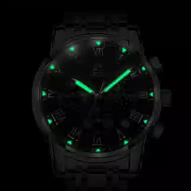 PEAK Three-Eye Six-Needle Chronograph Watch