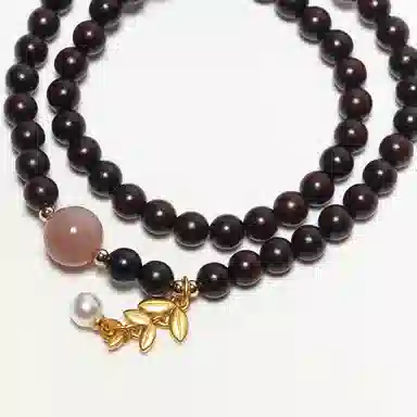 鶄鲤 新中式淡雅双圈叠戴#好运 紫檀属 手串 女款