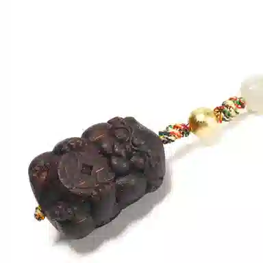 鶄鲤 小众立体招财瑞狮 降真香 挂件 男女同款情侣款