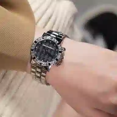 KARL LAGERFELD Crystals Watch