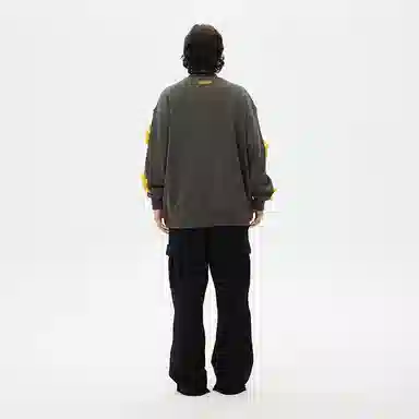 SQQZ Project 3D Star Crewneck Sweatshirt