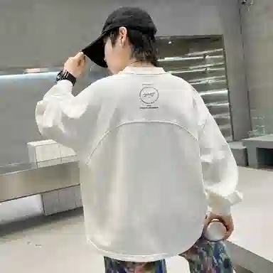 棉基因卫衣 圆领落肩亲肤长袖 儿童款