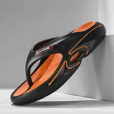 真维斯 轻便舒适厚底踩屎感 人字拖 男款