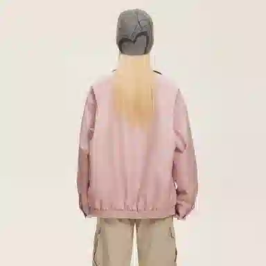 美式复古机车风纯色翻领宽松时尚拉链皮夹克皮衣 男女同款