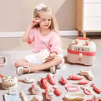 益米 过家家系列 小羊医护套装  医生护士角色扮演 早教益智玩具