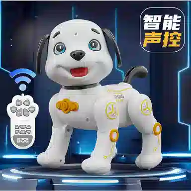 益米 仿真智能机器宠物狗 会走会叫会互动 早教娱乐双功能 遥控动物