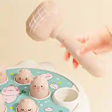 益米 打地鼠玩具 萌趣地鼠敲敲乐 解压 早教益智玩具