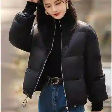 【dme】 小个子短款显高立领保暖羽绒服 女款