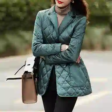 【dme】 纯色优雅气质时尚收腰高级感羽绒服 女款