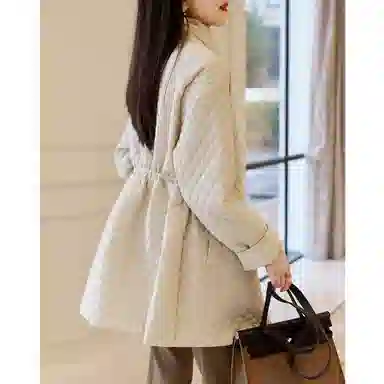 【dme】 宽松高收腰显瘦防磨立领棉服 女款