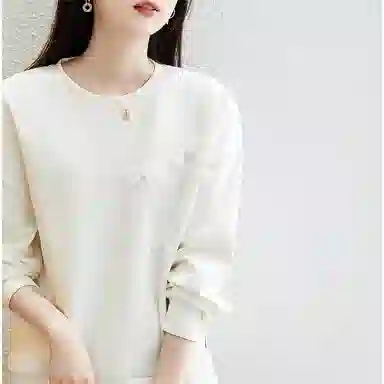 【dme】 基础简约圆领宽松卫衣 女款