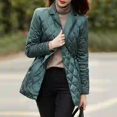 【dme】 纯色优雅气质时尚收腰高级感羽绒服 女款