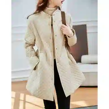 【dme】 宽松高收腰显瘦防磨立领棉服 女款