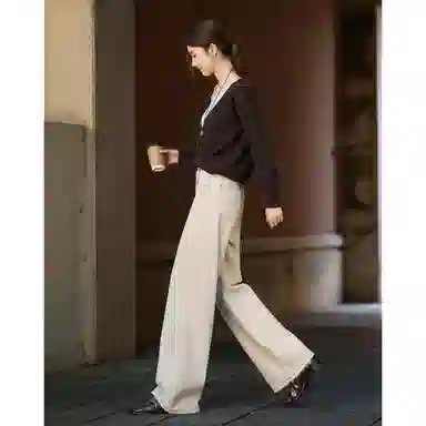 【dme】 保暖中腰字母刺绣直筒藏肉通勤休闲百搭纯色显瘦牛仔裤 女款