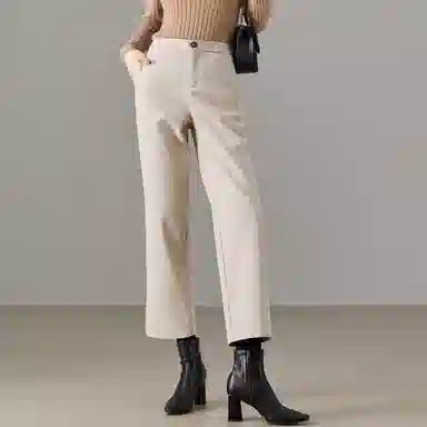 【dme】 直筒纯色中腰休闲裤 女款