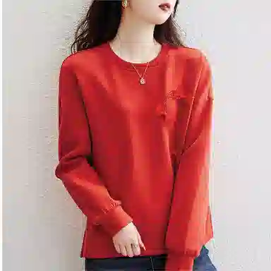 【dme】 基础简约圆领宽松卫衣 女款