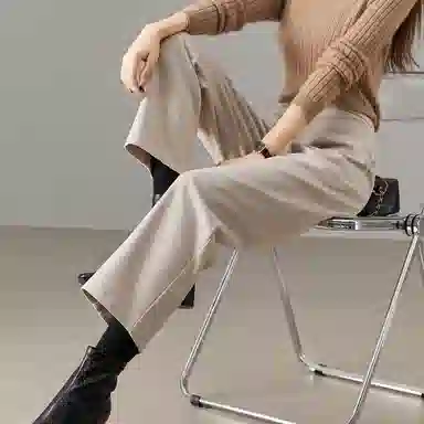 【dme】 直筒纯色中腰休闲裤 女款