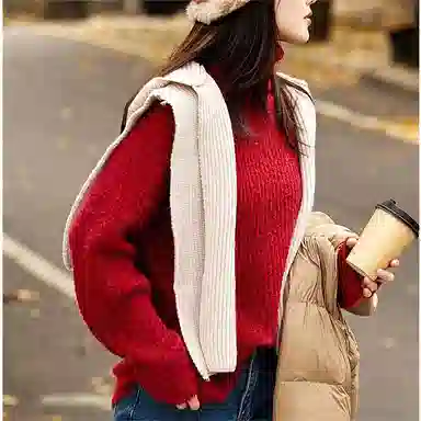 【dme】 高领简约舒适针织衫 女款