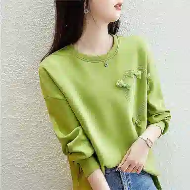 【dme】 基础简约圆领宽松卫衣 女款