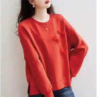 【dme】 基础简约圆领宽松卫衣 女款