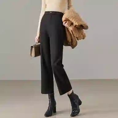 【dme】 直筒纯色中腰休闲裤 女款