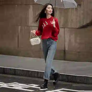 【dme】 纯色立领简约卫衣 女款