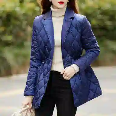 【dme】 纯色优雅气质时尚收腰高级感羽绒服 女款