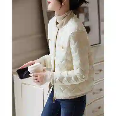 【dme】 优雅小香风纯色轻盈羽绒服 女款