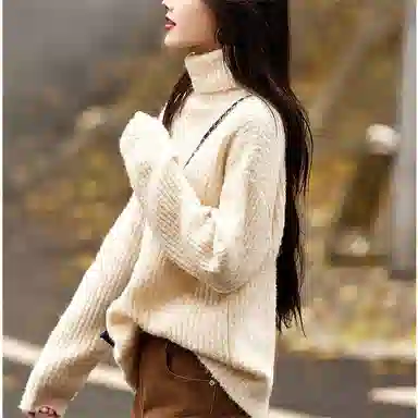 【dme】 高领简约舒适针织衫 女款