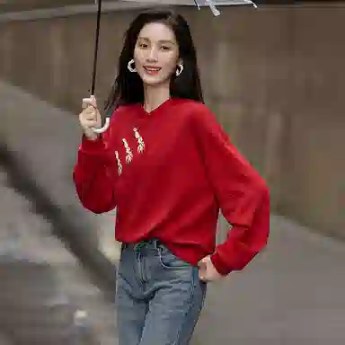 【dme】 纯色立领简约卫衣 女款