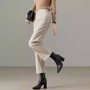 【dme】 直筒纯色中腰休闲裤 女款