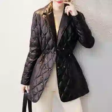 【dme】 纯色优雅气质时尚收腰高级感羽绒服 女款