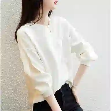 【dme】 基础简约圆领宽松卫衣 女款