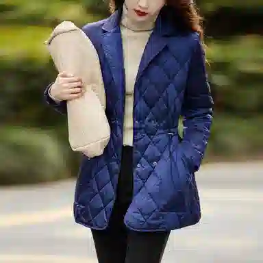 【dme】 纯色优雅气质时尚收腰高级感羽绒服 女款