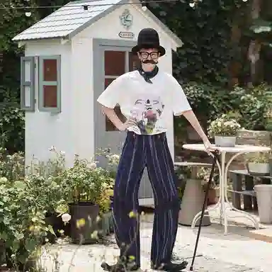 VALLEYOUTH Vintage Print T-Shirt