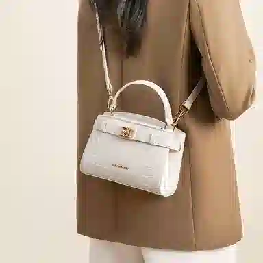 红蜻蜓 简约高级感百搭时尚通勤 牛皮 手提包 女款 多色