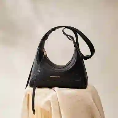 红蜻蜓 潮流百搭通勤时尚简约 牛皮 单肩包 女款 多色