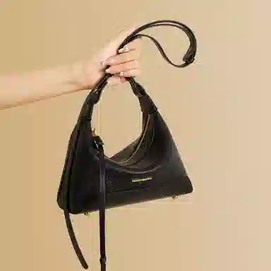 红蜻蜓 潮流百搭通勤时尚简约 牛皮 单肩包 女款 多色