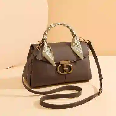 红蜻蜓 优雅复古时尚气质妈妈百搭高级感通勤 牛皮 单肩包斜挎包手提包 女款 多色